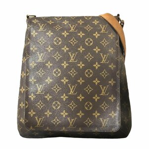 1円～ ルイヴィトン Louis Vuitton バッグ ショルダーバッグ モノグラム ミュゼット M51256 AS0010 ブラウン レザー 中古　