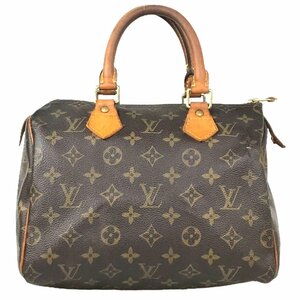 【1円～】ルイヴィトン LOUIS VUITTON バッグ ハンドバッグ ボストンバッグ モノグラム スピーディ25 M41528 SP0053 レザー ブラウン 中古