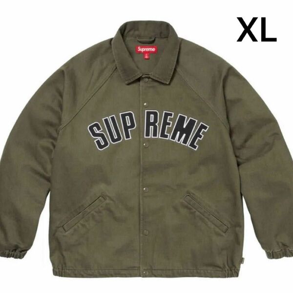 Supreme ARC Denim Coaches Jacket "Olive" XLARGE
