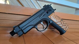 シリアルマッチ 限定品 KSC AT84 スナブヘッド CZ75 システム7 HW ガスブローバック ウッドグリップ ヘビーウェイトsystem7