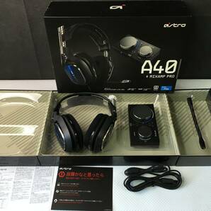 shQ279 送料無料 ロジクール ASTRO A40 TRヘッドセット + MIXAMP PRO TR A40TR-MAP-002 欠品有 ※使用感有 簡易動作のみ確認済の画像1