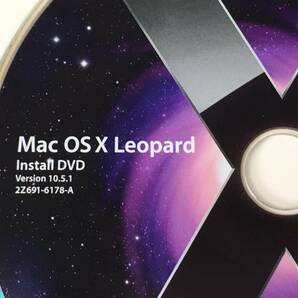 shQ443; 送料無料 未検品 Apple Mac OS X 10.5 Leopard 2007 インストールディスク MB427J/A DVD版の画像4