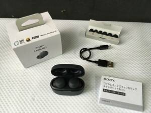 scQ450* 送料無料 SONY ワイヤレスイヤホン LinkBuds S ブラック WF-LS900N ※簡易動作のみ確認済