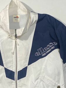 90's/ellesse/エレッセ/ナイロンジャケット/スポーツ/ジャンパー/ウインドブレイカー/メンズ/sizeL/