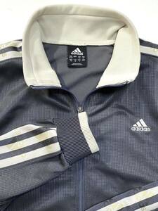 ◆メンズL/アディダス/adidas/トラックジャケット/ジャージ /スポーツ/ポリエステル/グレー