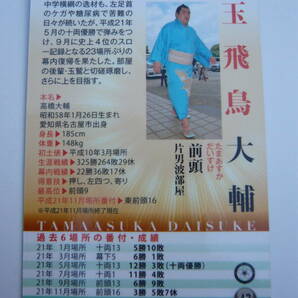 BBM 2010 大相撲カード ＃42玉飛鳥大輔 トレカの画像2