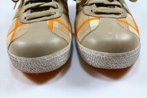 adidas GAZELLE アディダス ガゼル 箱付 スニーカー シューズ 靴 くつ チェック 橙ライン 28.0 ベージュ メンズ [868601]_画像4