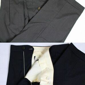 TAKEO KIKUCHI タケオキクチ スーツ ジャケット テーラード S3B パンツ ビジネス 日本製 ストライプ 2 黒 ブラック メンズ [851599]の画像9