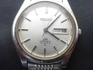 D156-60-M　①SEIKO セイコー ロードマチック LM LOAD MATIC　自動巻き デイデイト 5606-7070　中古稼働品　レターパック