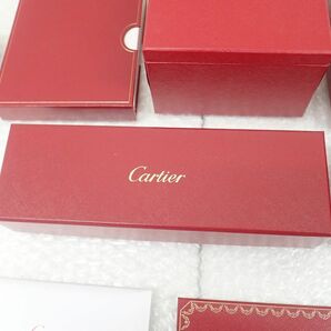 D141-80 空箱 カルティエ Cartier アクセサリー 空き箱 まとめ売り セット 一部にギャランティカード付  直接引き取り歓迎の画像4