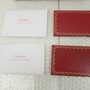 D141-80 空箱 カルティエ Cartier アクセサリー 空き箱 まとめ売り セット 一部にギャランティカード付  直接引き取り歓迎の画像6