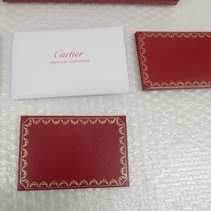 D141-80 空箱 カルティエ Cartier アクセサリー 空き箱 まとめ売り セット 一部にギャランティカード付  直接引き取り歓迎の画像7