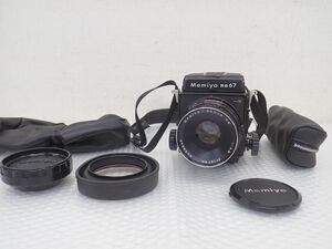 D280-80　③マミヤ Mamiya RB67 Pro S 中判フィルムカメラ Sekor NB 127mm f3.8 セット、ソフトケース　Kenko SKYLIGHT Φ77