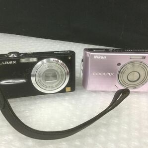 D223-60-M【コンパクトデジタルカメラ2点まとめ】ニコン Nikon COOLPIX S520 コンパクトデジタルカメラ/パナソニック DMC-FX30ルミックス/tの画像1
