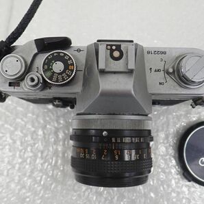 D380-60 Canon キャノン FTb QL フイルムカメラ シルバーボディ、レンズ CANON LENS FD 50mm 1:1.8 SCの画像4