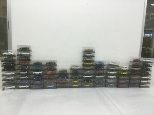 YS391-160 domestic production famous car collection minicar all 78 pcs ( inside section damage equipped ) Japan car foreign automobile / Mitsubishi Toyota Nissan Mazda Isuzu Subaru Honda /LEXIS IS/t