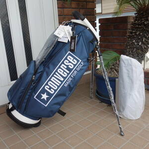 ★ 未使用品！ コンバース CV SP STAND CADDIE BAG CONVERSE チャックテイラーマーク キャディバッグ 33700290 9.0型！ ★