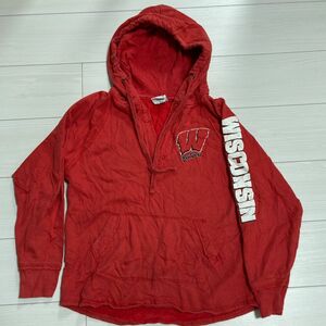 CAMPUS LIFESTYLE m パーカー スウェット　ウィスコンシン大学　wisconsin カレッジ　古着　ビンテージ