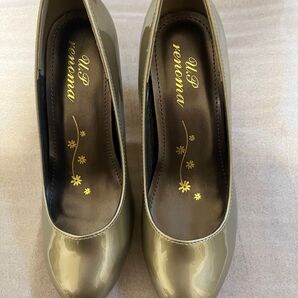 up renoma パンプス ゴールド 結婚式