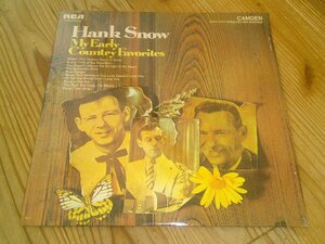 LP：HANK SNOW MY EARLY COUNTRY FAVORITES ハンク・スノウ：US盤：シュリンク付