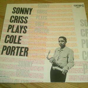 LP：SONNY CRISS PLAYS COLE PORTER ソニー・クリス：EEC盤の画像1