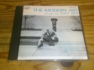 CD：THE MODERN ART OF JAZZ VOL.1 ZOOT SIMS モダン・アート・オブ・ジャズVOL.1 ズート・シムズ：旧規格
