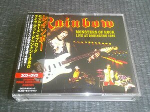 CD 2枚組+DVD：RAINBOW レインボー モンスターズ・オブ・ロック ライヴ・アット・ドニントン1980：帯付