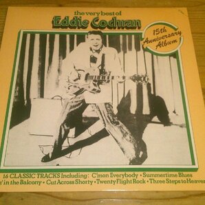 LP：THE VERY BEST OF EDDIE COCHRAN エディ・コクラン：ベスト16曲：UK盤の画像1