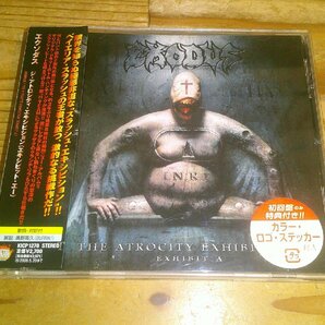 CD：EXODUS エクソダス ジ・アトロシティ・エキシビション エキシビット・エー：帯付：ボーナストラック付き：ステッカー付きの画像1