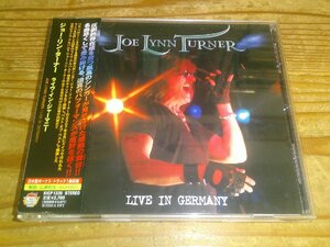 CD：JOE LYNN TURNER ジョー・リン・ターナー ライヴ・イン・ジャーマニー：帯付：ボーナストラック付き