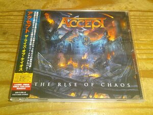 CD：ACCEPT アクセプト ザ・ライズ・オブ・ケイオス：帯付