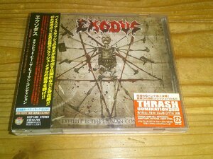 CD：EXODUS エクソダス エキシビット・ビー ザ・ヒューマン・コンディション：帯付：ボーナストラック付き