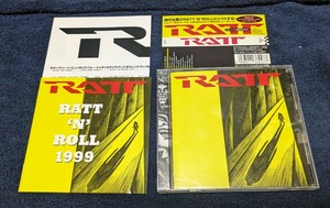 初回特典フォトブック付き 帯付国内盤 RATT - RATT ラット 1999 ヘアメタル LAメタル ウォーレン