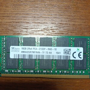 SKhynix DDR4 2133 16GB ECC Registered PC4 RDIMM buffured サーバー メモリ RAM HMA42GR7MFR4Nの画像3