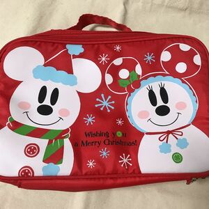 レア　ランチケース　ディズニーリゾート クリスマス　ミッキーマウス ミニーマウス TDR スーベニア　disney ディズニーランド