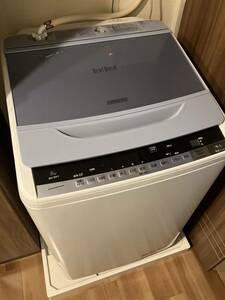 中古　HITACHI 日立　全自動洗濯機 ビートウォッシュ BW-8WV 2016年製　8kg 取説あり