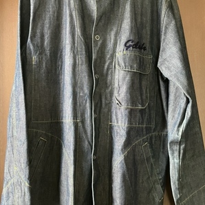 状態良！ goodenough デニム カバーオール Mサイズ グッドイナフ denim 藤原ヒロシ gdeh インディゴ Indigoの画像2