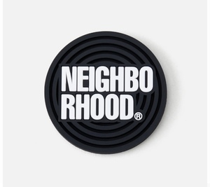 2個 セット 新品 24ss NEIGHBORHOOD LOGO COASTER BLACK ネイバーフッド ロゴ コースター ブラック 黒 即発送可能 SET