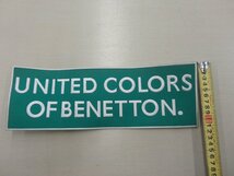 送料無料　BENETTON　ベネトン　長方形　ワッペン　②　長期保管品_画像4