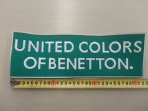 送料無料　BENETTON　ベネトン　長方形　ワッペン　②　長期保管品_画像3