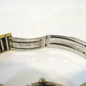 RADO DIASTAR ラドーダイヤスター デイト スイス製 113.9519.3 メンズ 腕時計 Qz クォーツ 電池切れゴールド kdKTの画像9