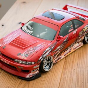 [未走行]1/10 S14 240SX 前期 BN Sports ボディ | 日産 シルビア Animal Style アニマルスタイル 北米仕様 ラジドリ ドリフト RC USDM JDMの画像4