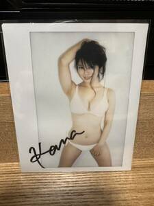 ワイドチェキ　山田かな　トレカ　1 直筆サイン入り 現場撮影