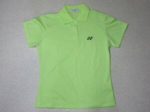  beautiful goods YONEX badminton game shirt light green lady's M