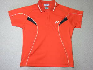  superior article YONEX badminton game shirt orange lady's M