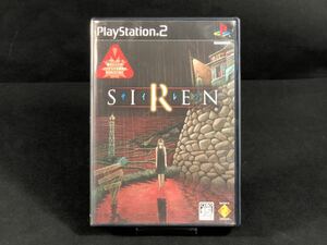 4/11a11 ゲームソフト ソニー・コンピュータエンタテイメント SIREN サイレン プレイステーション2 PS2 レトロゲーム ホラー 起動確認済み 