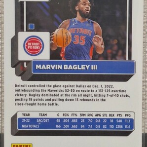 NBA 2022-23 PANINI DONRUSS OPTIC CHOICE マービン・バグリー3世 Marvin Bagley IIIの画像2