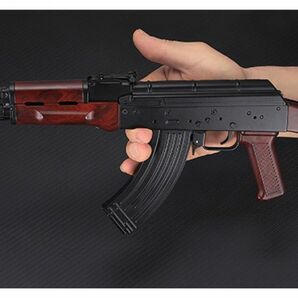 AKM ミニチュア 1/2スケール モデルガン 排莢式　ブラック 金属製 銃 ミリタリー　alloy army