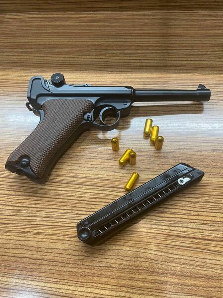 ルガーP08 排莢式レーザーガン　モデルガンLUGER ハンドガン モデルガン ルガー ミリタリー 