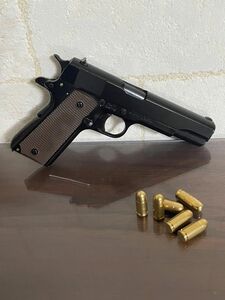 m1911ガバメント1/2スケール 金属製ミニチュア モデルガン　排莢アクション　スライドストップ　排莢式